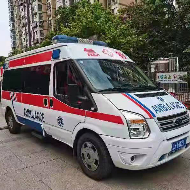 元阳长途救护车护送病人返乡